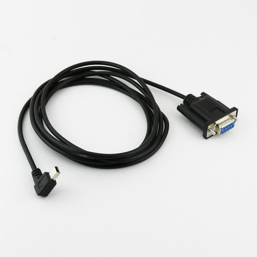 Usb Cables Hubs Adapters 1x 1 8m Db9 Female To Mini Usb 5pin Male 90 Degree Right Angle Connector Cable Computers Tablets Network Hardware