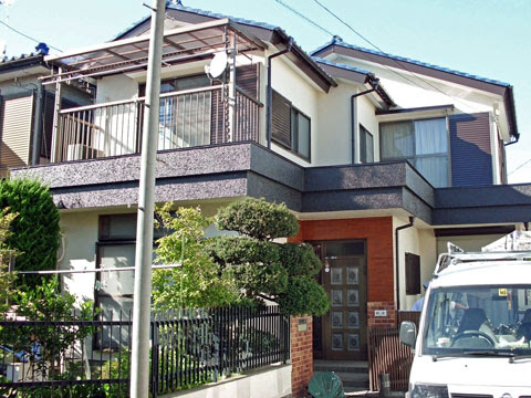 施工例 埼玉県所沢市の外壁塗装 陸屋根トタン塗装 塗り替え 外装工事 床フローリング リフォームのウエストリウォール