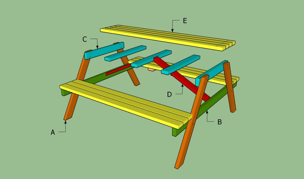 How To Build A Round Wooden Picnic Table, Sep... - Amazing Wood Plans