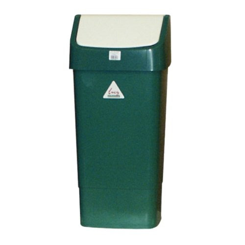 Scot Young SYR Swing Lid Bin Green 710X330X320mm 50Ltr Dustbin Rubbish