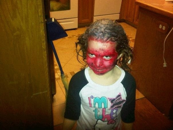 Came Home To This Today Lipstick On The Face And Lotion In The Hair Needless To Say We Are Getting A New Sitter Funny