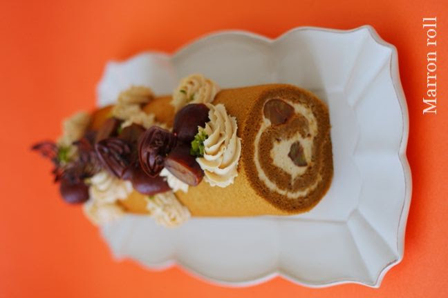 コーヒーマロンロールとチョコ細工 Happy Delicious Bakery