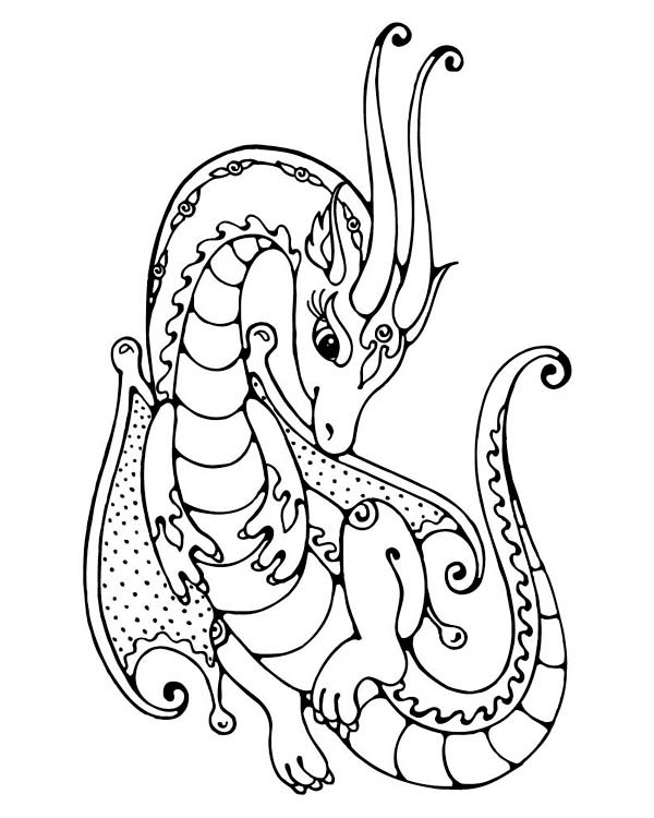 Coloring Pages Printable Dragons / Printable Dragon Coloring Pages For Kids | Cool2bKids - Supercoloring.com is a super fun for all ages: