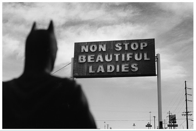 Artist beautifully chronicles the adventures of a Batman action figure