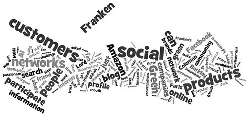 Wordle Cloud of the Internet Marketing Blog - 08/15/08 by DavidErickson