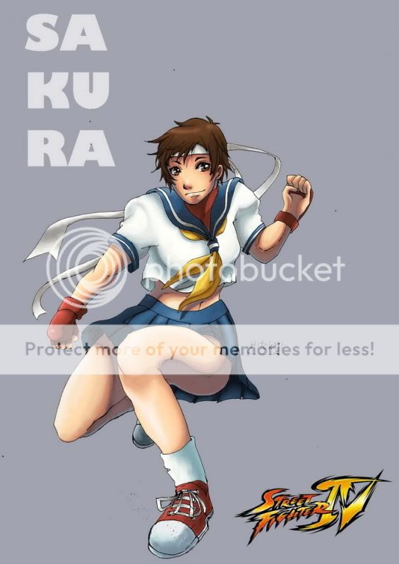 sakura street fighter. Street Fighter Fanart