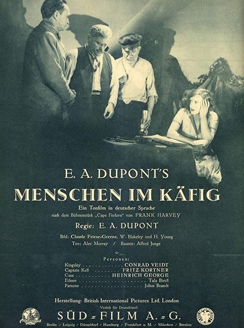 Assistir o filme Menschen im Käfig DUBLADO E LEGENDADO ONLINE 1930 EM
HD Portuguese