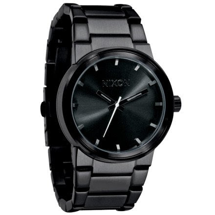 Detail Featrue Nixon Cannon Watch - Men's All Black, One Size