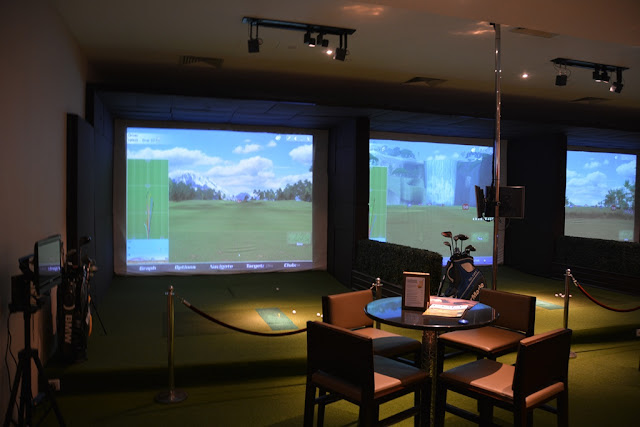 Mandarin Oriental Hotel KL golf simulator