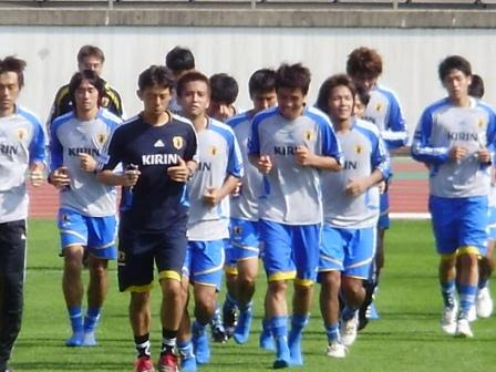 サッカー日本代表合宿練習見学 ひえるんです 楽天ブログ