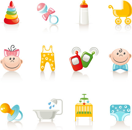 Download Cute baby icons free vector free vector download (24,468 ...
