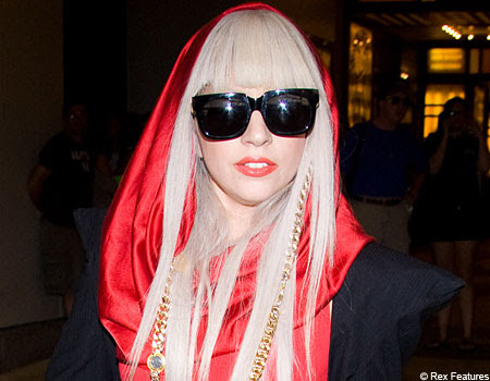 GaGa's famous Versaces go walk about
