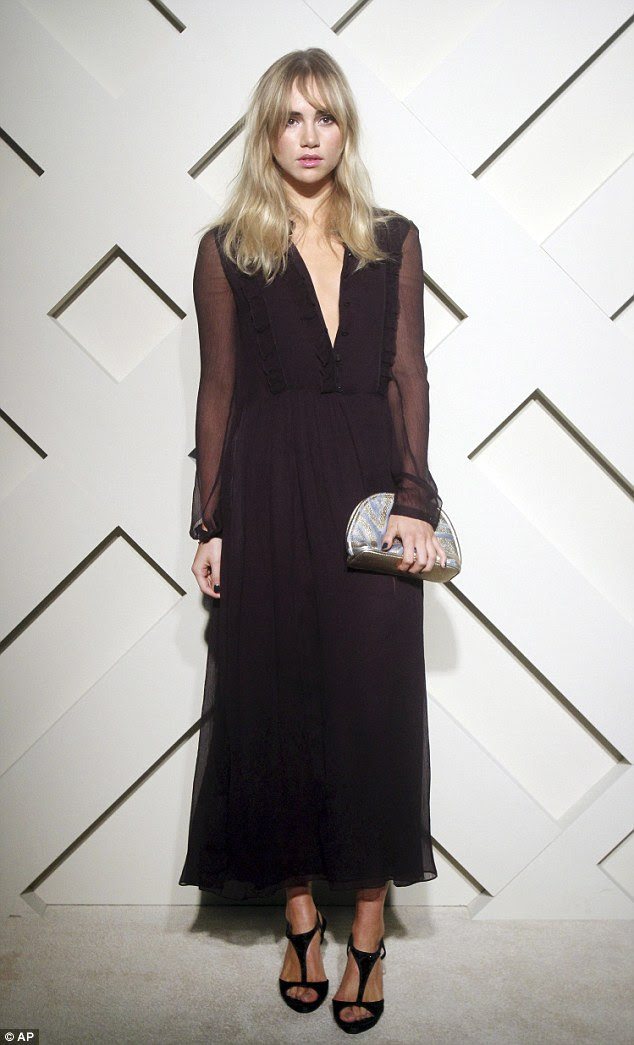 Famous face: Suki has worked for Marks and Spencer, Swatch, H&M and Pepe Jeans