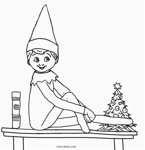  elf coloring pages printable free christmas coloring pages