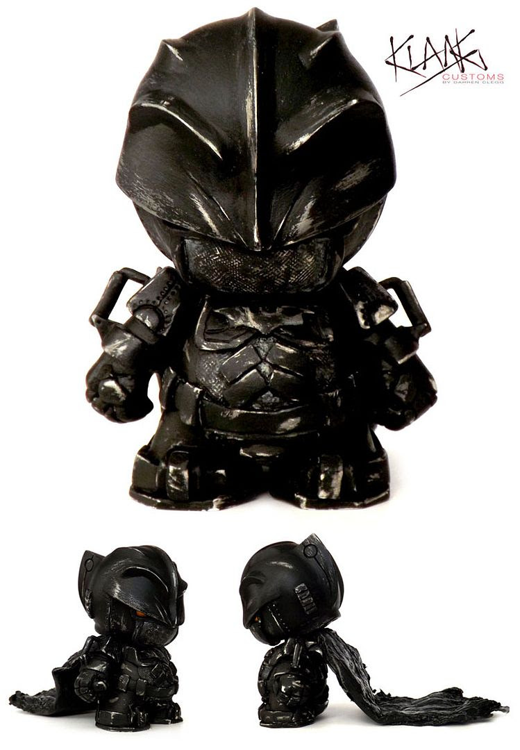 "The Dark Mech Rises" custom mini-Munny by Darren 'Klang' Clegg