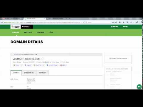 Foto godaddy web hosting change domain name