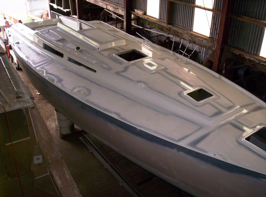 The sloop Nordkyn taking shape: sights like this one are little ...