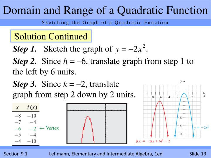 PPT - Quadratic Functions PowerPoint Presentation - ID:2701812