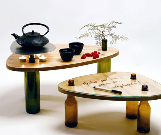 Divinus: Creative Wine Bottle Recycle Furniture by Tati Guimaraes ...