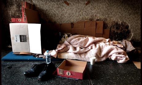 Rough sleeper, London