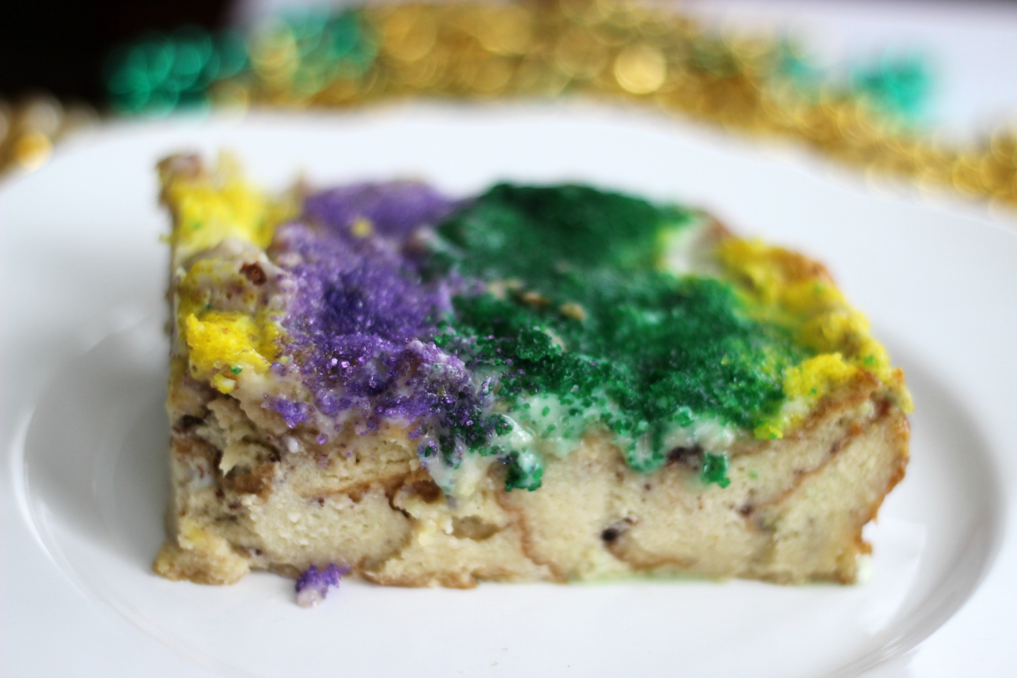 13+ King Cake Bread Pudding