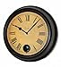 Equity by La Crosse 28272 12-Inch Antique Metal Pendulum Wall Clock