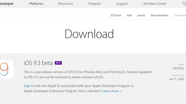 Download iOS Apple Developer