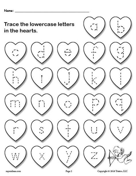 Finding free printable worksheets is an excellent way for teachers and homeschooling parents to save on their budgets. free printable valentines day uppercase and lowercase alphabet letter
