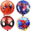 4 piezas de 18 pulgadas Spiderman GLOBOS rojo hombre araña fiesta
inflables héroes de helio GLOBOS de papel de aluminio decoración de la
fiesta de cumpleaños GLOBOS