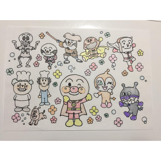選択した画像 可愛い アンパンマン 手書き イラスト