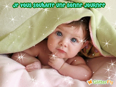 Ce Mignon Bebe Dit Bonjour