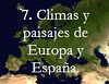 climas y paisajes de europa y españa