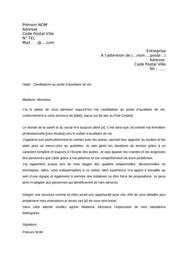 Cover Letter Example Lettre De Motivation Gratuite Deavs