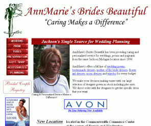 Beautiful Jackson Michigan Single Source for Wedding Gowns and Wedding ...