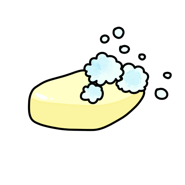 石けんのイラスト かわいいフリー素材が無料のイラストレイン