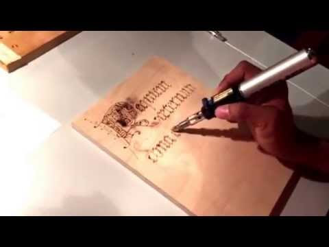 Letters for wood burning