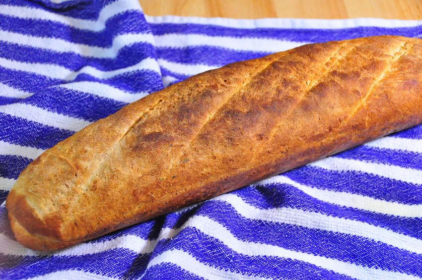 loaf of bread baked