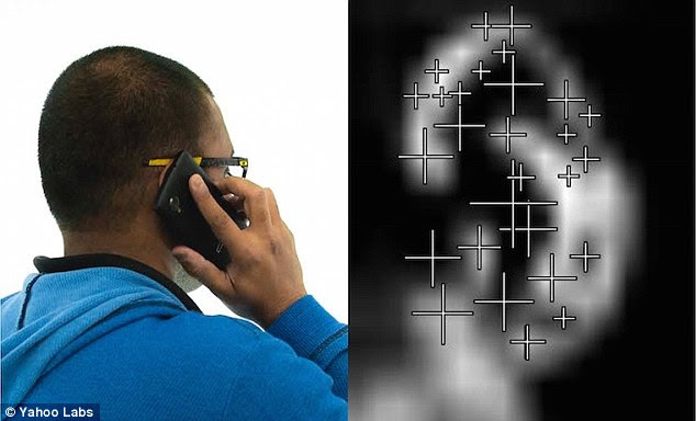 Researchers at Yahoo Labs in California have created a sensor that can recognise the shape of your ear or any other body part you want to access your device (shown)