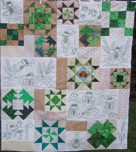 Froggy quilt