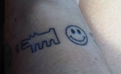 The 23-year-old posted a picture of the tattoo on her Twitter site and says 