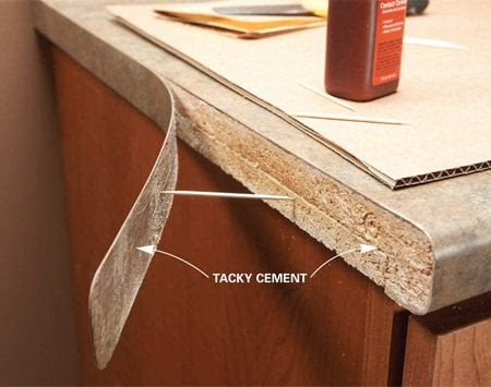 How to glue granite to wood