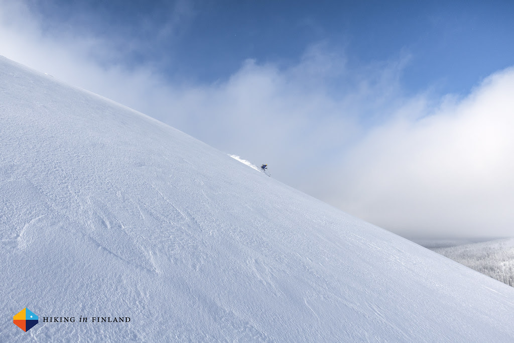 Powder turns on Kesänki