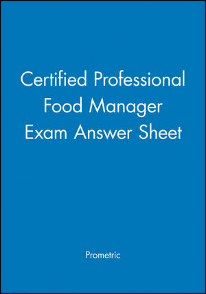 Wiley: Certified Professional Food Manager Exam Answer ...