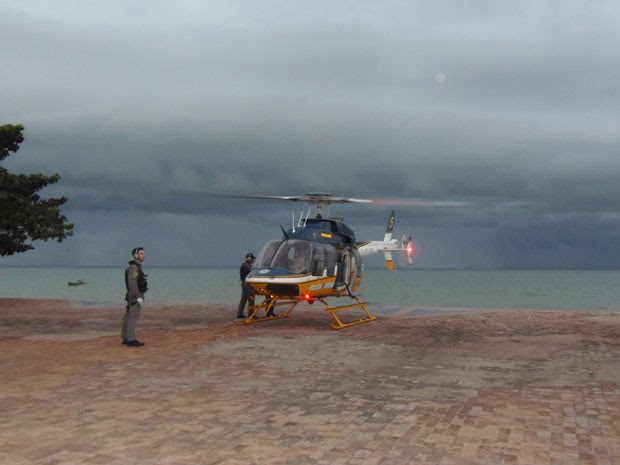 Polícia Rodoviária Federal fez buscas por avião em Goiana, PE (Foto: Álvaro Mello / Acervo Pessoal)