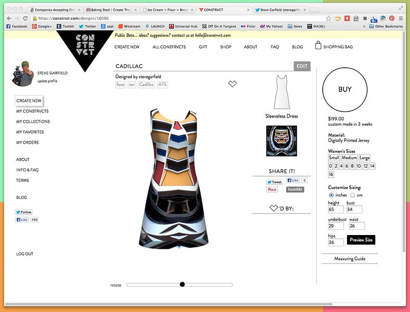 CONSTRVCT: Cadillac Dress