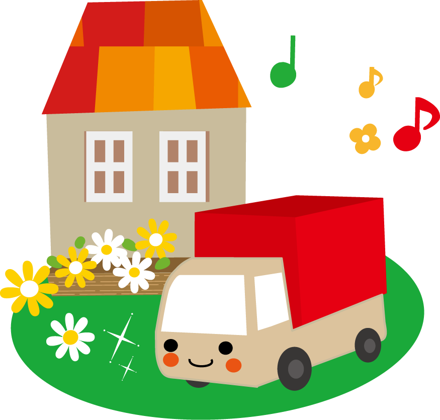 トラック君のイラスト 無料イラスト フリー素材