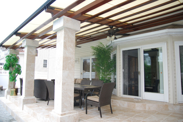 Cooler Deck Retractable Pergola Roof by Breslow Home Design ...