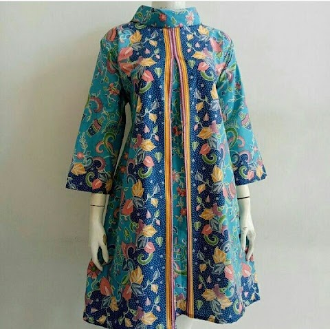 Contoh Model Baju Batik Tunik Terbaru