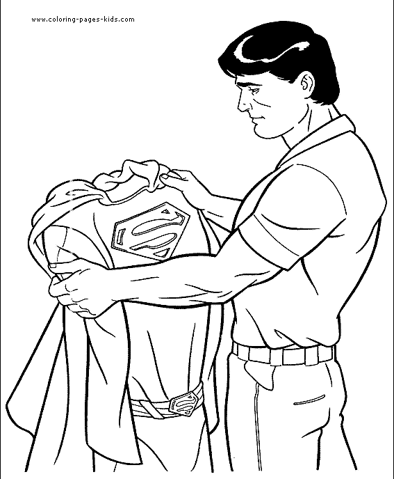 Download Superman color page - Cartoon Color Pages - printable cartoon coloring pages for kids to make ...