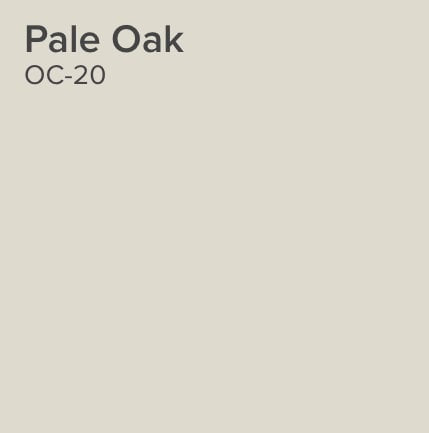 Pale Oak by Benjamin Moore. Color Spotlight on Remodelaholic